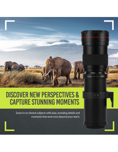 Lente Telefoto 420-800mm f/8 BM Premium para Nikon DSLR