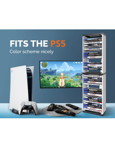 Torre de Almacenamiento Skywin para 36 Discos de Juegos