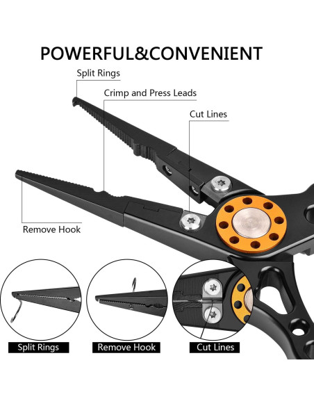 Alicates de Pesca ZACX - Agarrador Ergonómico y Multifuncional Alicates de Pesca ZACX - Agarrador Ergonómico y Multifuncional