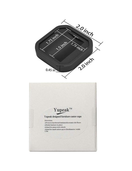 Tazas de Silicona Antideslizantes Yupeak 4 Unidades 5.08cm Tazas de Silicona Antideslizantes Yupeak 4 Unidades 5.08cm