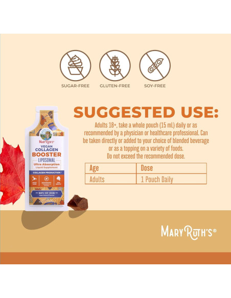Colágeno Liposomal MaryRuth | Vegano | 14 Porciones | Sin Azúcar Colágeno Liposomal MaryRuth | Vegano | 14 Porciones | Sin Azúcar