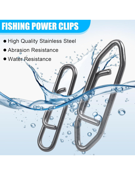Kit de Clips Rápidos AGOOL para Cebos de Pesca 90pcs Kit de Clips Rápidos AGOOL para Cebos de Pesca 90pcs
