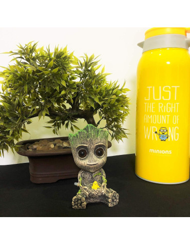 Decoración de acuario Groot con piedra de aire AnxunJim 6.6cm