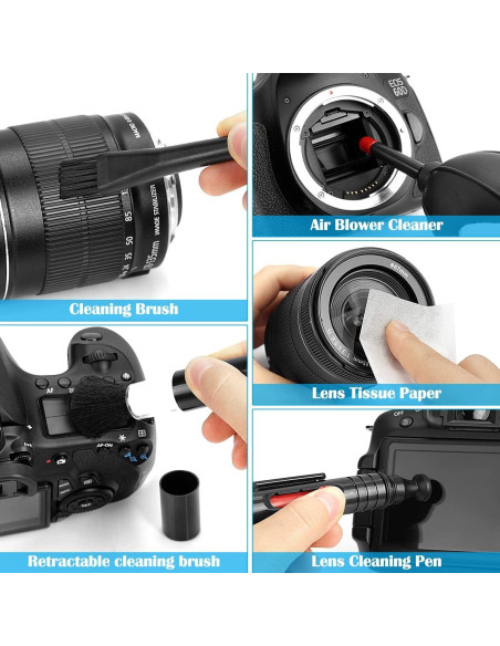 Kit de Limpieza de Cámara Profesional ARVOK 32 Piezas Kit de Limpieza de Cámara Profesional ARVOK 32 Piezas