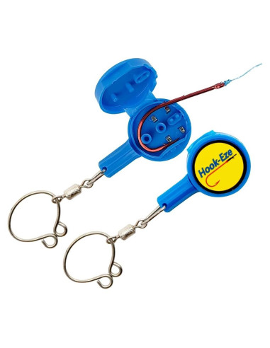 HOOK-EZE Herramienta para Atar Nudos de Pesca | Azul