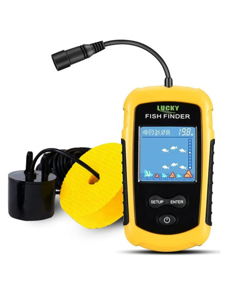 Buscador de Peces Portátil LUCKY FFC1108 con Pantalla LCD Buscador de Peces Portátil LUCKY FFC1108 con Pantalla LCD
