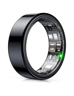 Anillo Inteligente NEWTRENDS Monitoreo Salud Negro T10