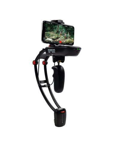 Steadicam Volt Gimbal Electrónico para iPhone y GoPro, Negro