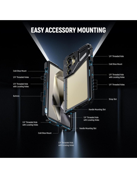 Neewer S24 Ultra Phone Cage para Samsung Galaxy S24 Neewer S24 Ultra Phone Cage para Samsung Galaxy S24