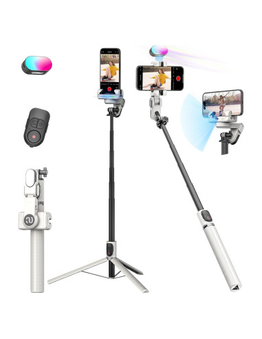 Estabilizador Gimbal AOCHUAN M2PRO 4 en 1 con Luz RGB