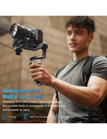 ZHIYUN CINEPEER Weebill 3E Estabilizador 3 Ejes 3 kg ZHIYUN CINEPEER Weebill 3E Estabilizador 3 Ejes 3 kg
