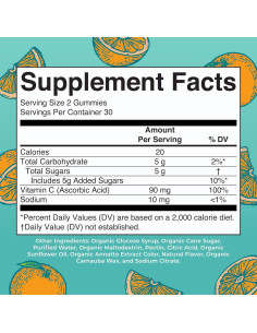 Gominolas de Vitamina C MaryRuth para Niños 60 Porciones 2