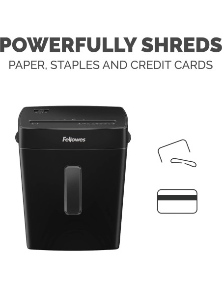 Destructora Fellowes P-40C corte en cruz 8 hojas 15L Destructora Fellowes P-40C corte en cruz 8 hojas 15L