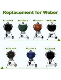 Kit Rotisserie SHINESTAR para Parrillas de Carbón 22" 2