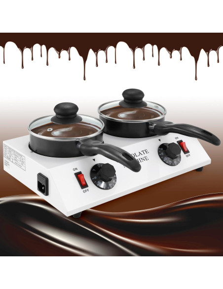 Olla Derretir Chocolate WICHEMI Doble 3.20 kg Calentador Olla Derretir Chocolate WICHEMI Doble 3.20 kg Calentador
