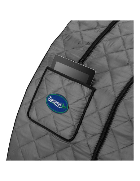 Sauna de vapor portátil Durasage SS03 gris 800W con silla Sauna de vapor portátil Durasage SS03 gris 800W con silla