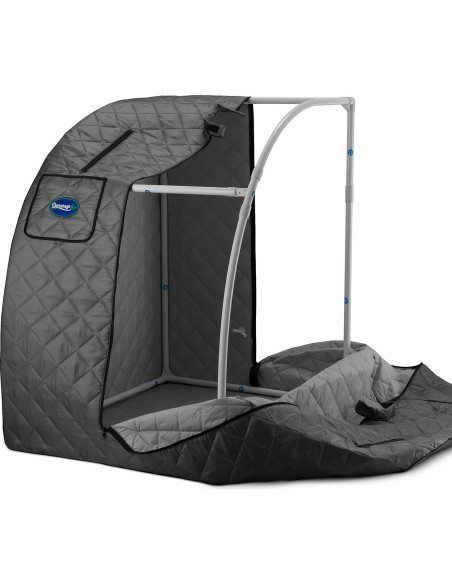 Sauna de vapor portátil Durasage SS03 gris 800W con silla Sauna de vapor portátil Durasage SS03 gris 800W con silla