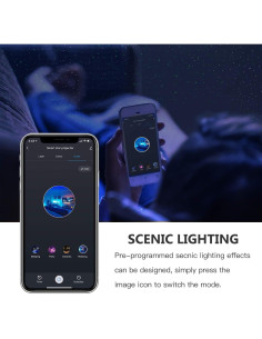 Proyector Estelar V JULES.V con Control APP y Voz - Negro 2