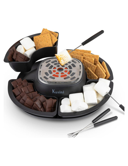 Hacedor de Smores Kusini - Eléctrico Sin Llama - 4 Bandejas Hacedor de Smores Kusini - Eléctrico Sin Llama - 4 Bandejas