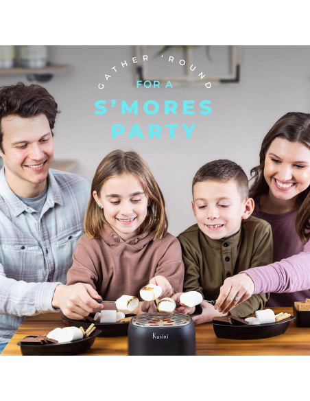 Hacedor de Smores Kusini - Eléctrico Sin Llama - 4 Bandejas Hacedor de Smores Kusini - Eléctrico Sin Llama - 4 Bandejas