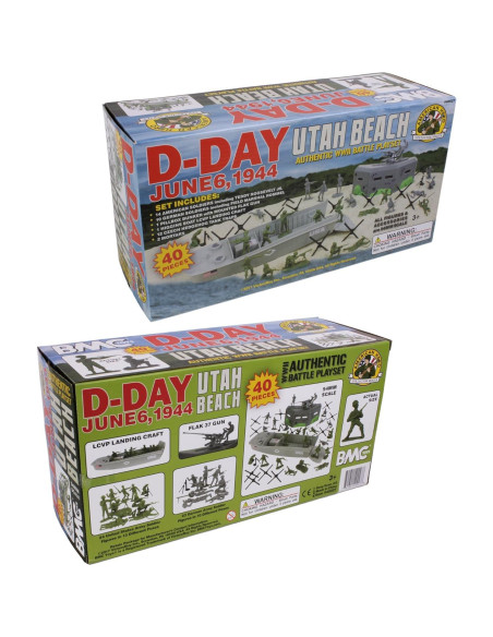 Juego de Soldados de Plástico BMC D-DAY Playa de Utah 40 Piezas Juego de Soldados de Plástico BMC D-DAY Playa de Utah 40 Piezas