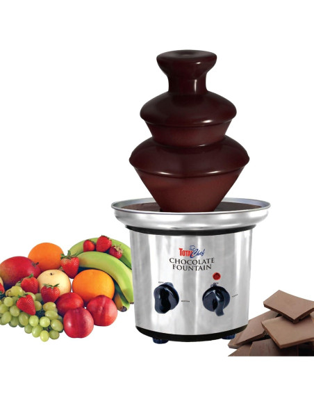 Fuente de Chocolate Total Chef 3 Niveles 680g Acero Inoxidable Fuente de Chocolate Total Chef 3 Niveles 680g Acero Inoxidable