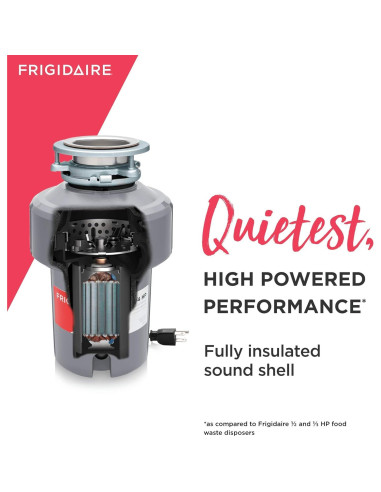 Triturador de Basura Frigidaire 3/4 HP con Cable Inoxidable