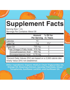 Gotas Omega 3 MaryRuth Organics 29.57ml | 400mg DHA | Salud Familiar 2