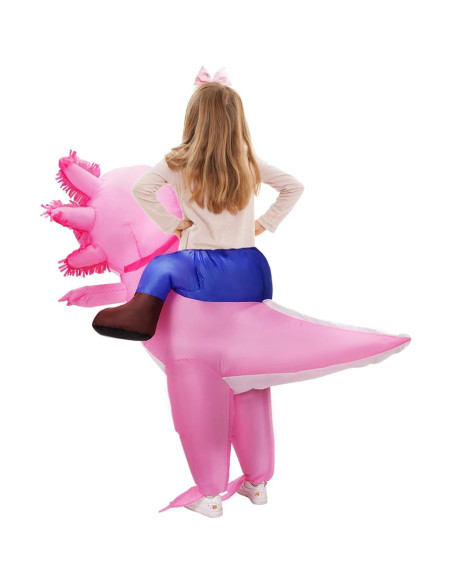 Disfraz Inflable Axolote Stegosaurus para Niños 120-150 cm Disfraz Inflable Axolote Stegosaurus para Niños 120-150 cm