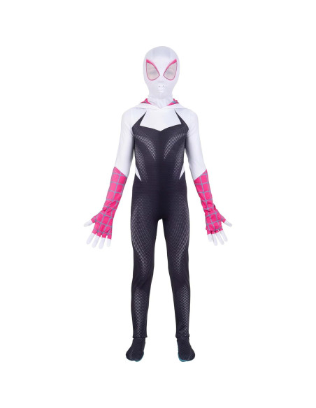 Disfraz Zentai Spider-Gwen Niños Grande | Jazwares Disfraz Zentai Spider-Gwen Niños Grande | Jazwares