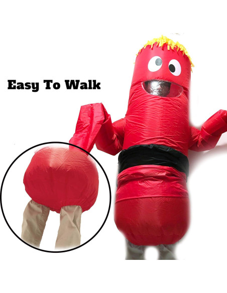 Disfraz Inflable Rojo Spooktacular para Adultos Halloween Disfraz Inflable Rojo Spooktacular para Adultos Halloween