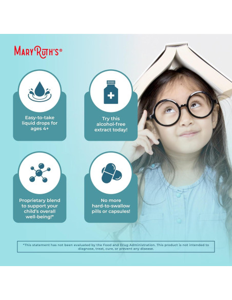 Suplemento para Niños MaryRuth Organics - Gotas de Concentración y Memoria, 30ml Suplemento para Niños MaryRuth Organics - Gotas de Concentración y Memoria, 30ml