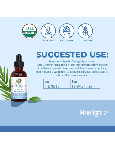 Gotas Probióticas Líquidas MaryRuth Organics 125 Porciones