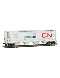 Vagón de Carga Bachmann HO 4 Compartimentos Gris