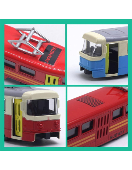 Juego de Trenes OTONOPI Set 4 Locomotoras Alta Velocidad Juego de Trenes OTONOPI Set 4 Locomotoras Alta Velocidad