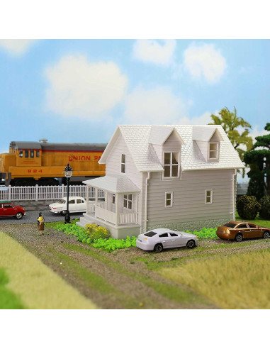 Kit Casa en Blanco Escala HO 1:87 EVEMODEL DIY
