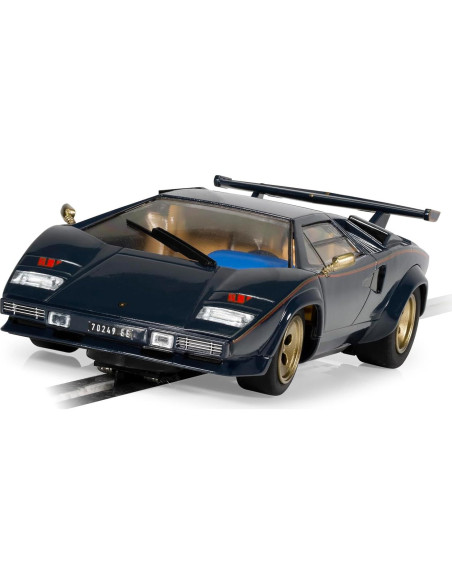 Scalextric Lamborghini Countach 1:32 Coche Slot Azul/Dorado Scalextric Lamborghini Countach 1:32 Coche Slot Azul/Dorado