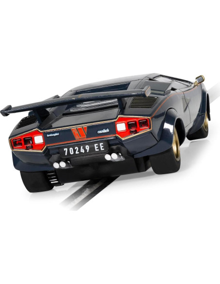 Scalextric Lamborghini Countach 1:32 Coche Slot Azul/Dorado Scalextric Lamborghini Countach 1:32 Coche Slot Azul/Dorado