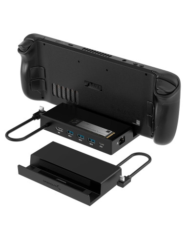 Dock Sabrent 7 en 1 para Steam Deck con M.2 y HDMI 4K