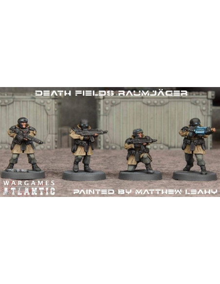 Infantería Raumjger - Wargames Atlantic 24 Figuras 28mm Infantería Raumjger - Wargames Atlantic 24 Figuras 28mm