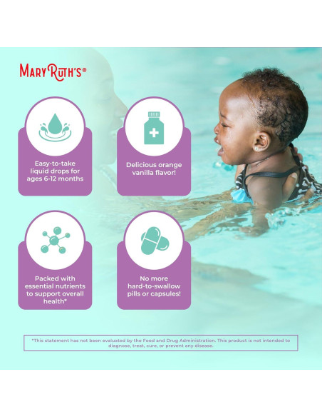 Gotas Líquidas Multivitaminas Orgánicas MaryRuth 59.15 ml Gotas Líquidas Multivitaminas Orgánicas MaryRuth 59.15 ml