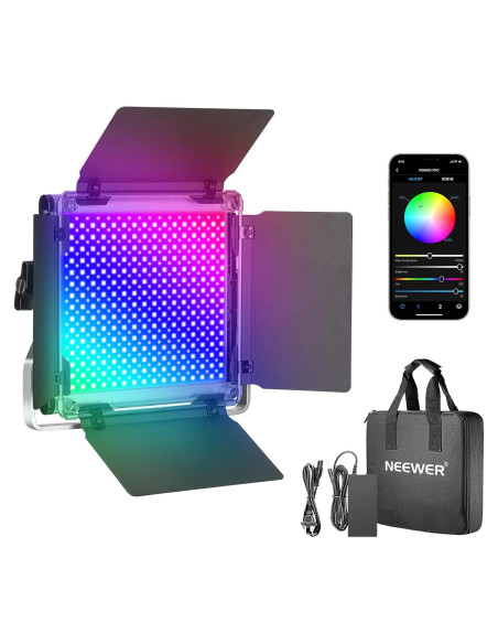 Luz LED NEEWER 660 PRO RGB 50W Control APP 360 Luz LED NEEWER 660 PRO RGB 50W Control APP 360