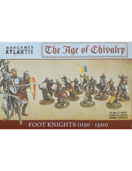Miniaturas Caballeros a Pie Wargames Atlantic 28MM Miniaturas Caballeros a Pie Wargames Atlantic 28MM