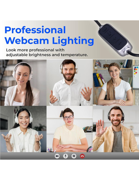 Iluminación para Videoconferencias HumanCentric - Kit Doble Iluminación para Videoconferencias HumanCentric - Kit Doble