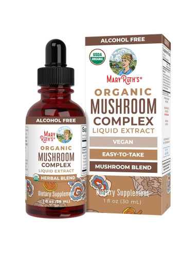 Gotas Líquidas Herbales MaryRuth Organics 30ml - Complejo de Hongos