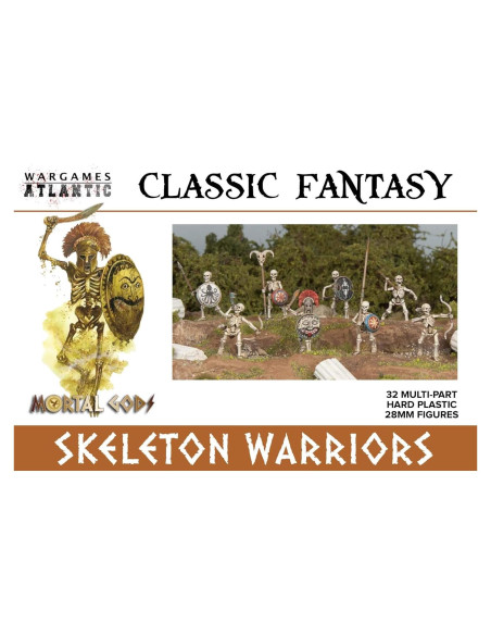 Guerreros Esqueléticos Wargames Atlantic 32 Figuras Guerreros Esqueléticos Wargames Atlantic 32 Figuras