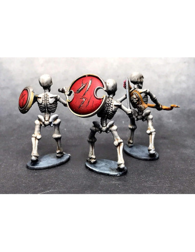 Guerreros Esqueléticos Wargames Atlantic 32 Figuras