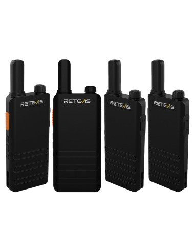 Walkie Talkies Retevis RT22P Recargables 4 Paquete VOX