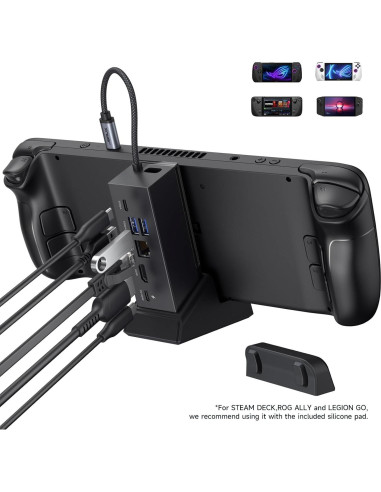 Estación de Acoplamiento JSAUX 6-en-1 para ROG Ally X 4K