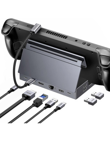 Dock UGREEN 9-en-1 USB C para Steam Deck 4K 60Hz